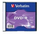 Verbatim DVD+R 16x slim tok
